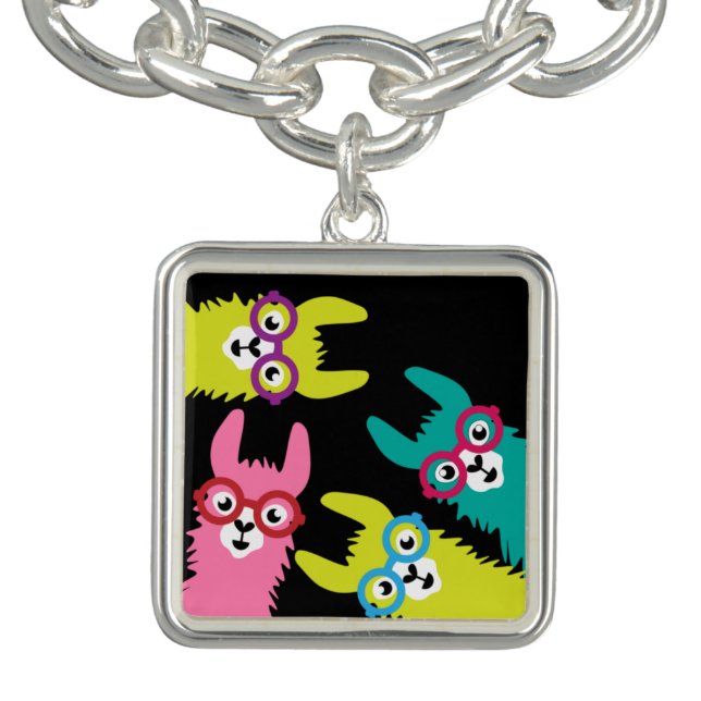 Drama Llama Colorful Camelid  Bracelet (Design)