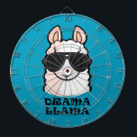 Drama Llama Dartboard With Darts<br><div class="desc">For all the llama lovers out there.</div>