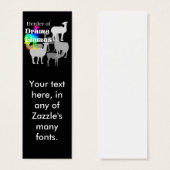Drama Llama Herder Bookmark (Front & Back)