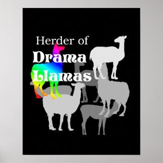 Drama Llama Herder Poster