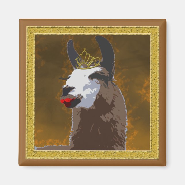 Drama Llama Magnet (Front)