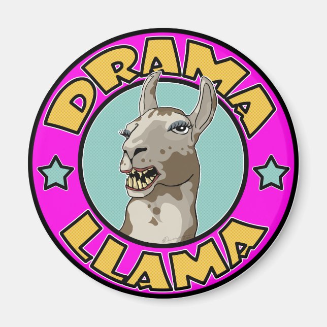 Drama Llama, Magnet (Front)