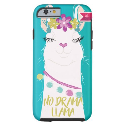 Drama Llama Monogram Tough iPhone 6 Case