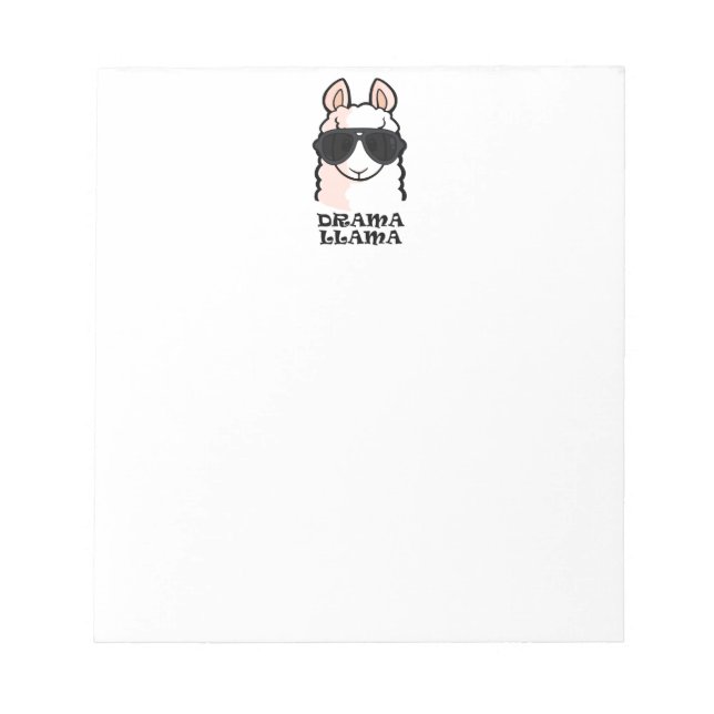 Drama Llama Notepad (Front)