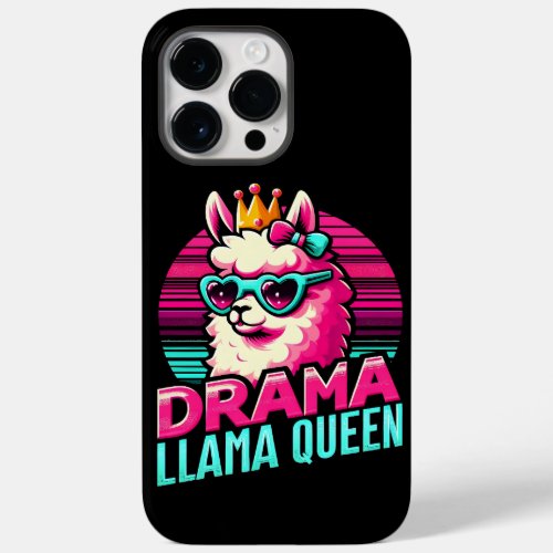 Drama Llama Queen for Llama Lovers for Women Girls Case_Mate iPhone 14 Pro Max Case