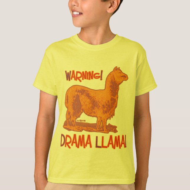 Drama Llama T-Shirt (Front)