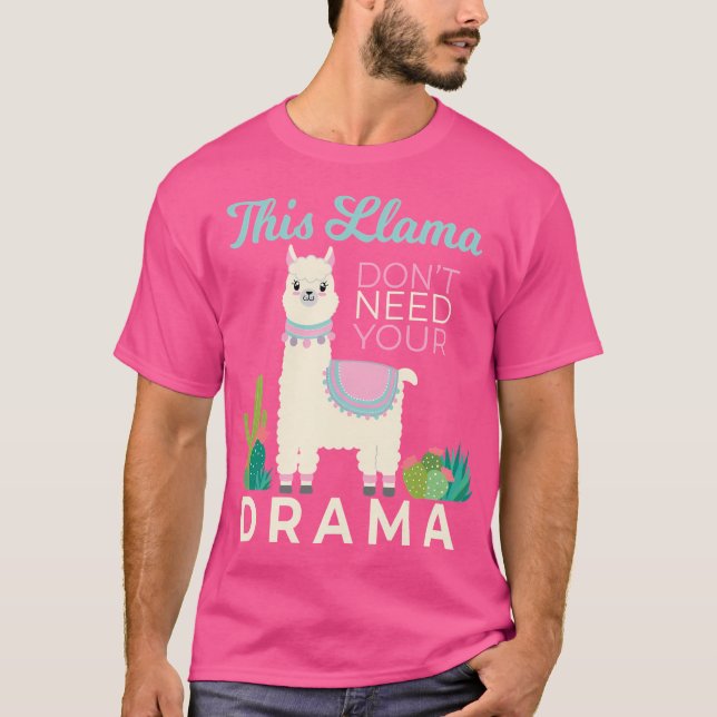 Drama Llama T-Shirt (Front)