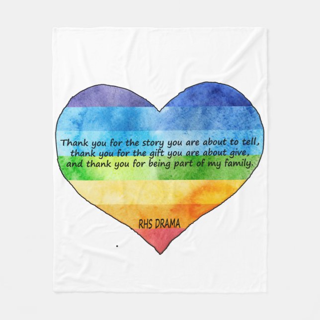 Drama Love Medium Blanket (Front)