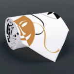 Drama Mask Theatre Themed Personalized Neck Tie<br><div class="desc">This is a wonderful gift idea for someone special, for a special celebration, a birthday party, Christmas present or any gift giving occasion. This unique gift can be customized to fit your needs. Images can be added, changed or moved. Text can be changed to a different font, moved, added, or...</div>