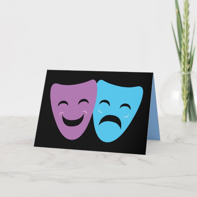 Drama Masks Card (Front)