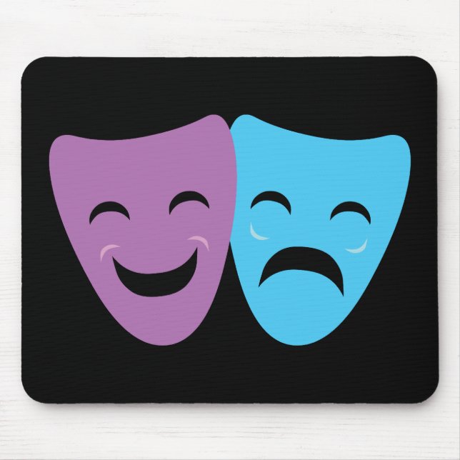 Drama Masks Mouse Pad (Front)