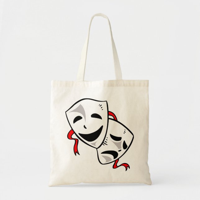 Drama Masks Tote Bag (Front)