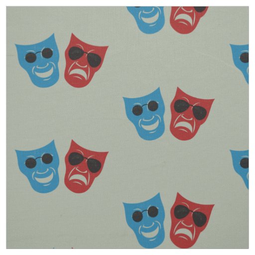 Drama Masks with Sunglasses Fabric