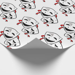 Drama Masks Wrapping Paper
