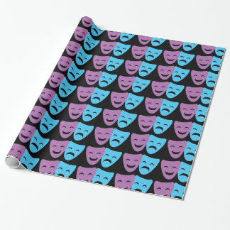 Drama Masks Wrapping Paper