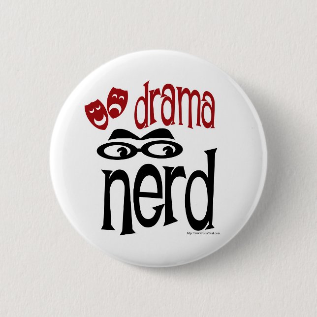 Drama Nerd Button (Front)