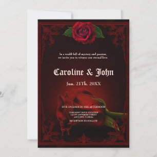 Drama of Love, the gothic Rose of Memory. Invitation