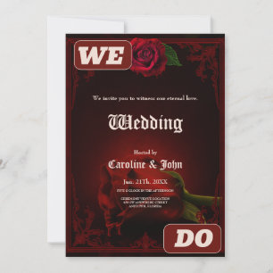 Drama of Love, the gothic Rose of Memory.  Invitation