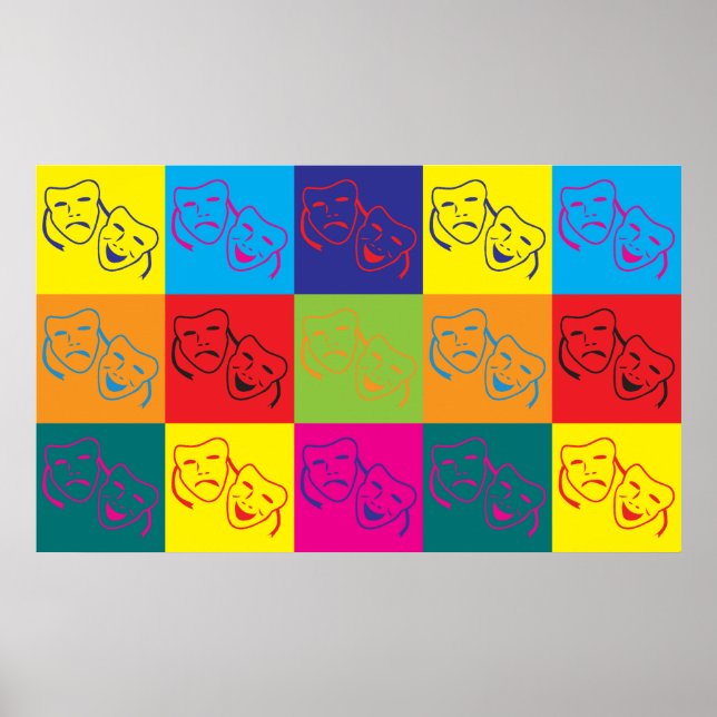 Drama Pop Art Poster (Front)