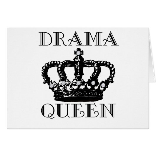 Drama Queen Cards (Front Horizontal)