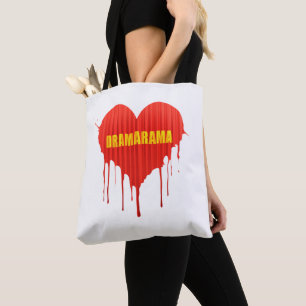 Drama Queen Dramarama bleeding heart women’s Tote Bag