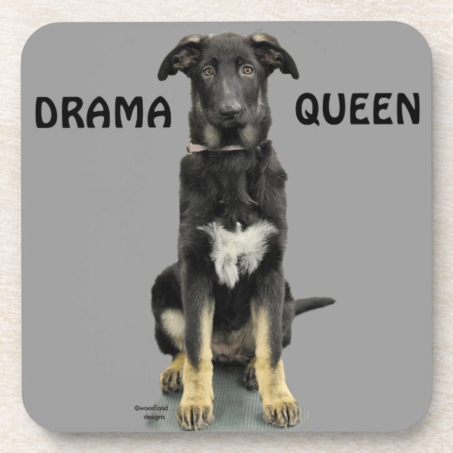 DRAMA QUEEN DRINK COASTER (Front)