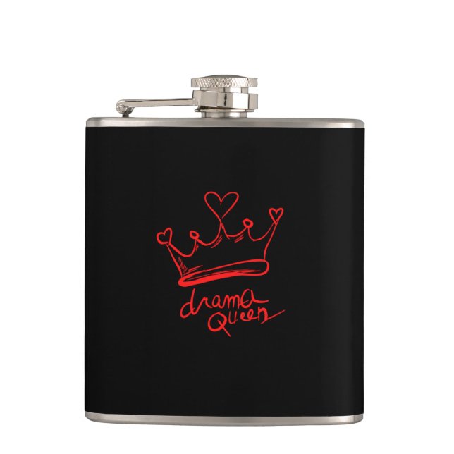 Drama Queen Flask (Front)