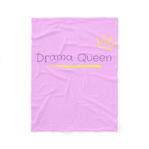 Drama Queen Fleece Blanket