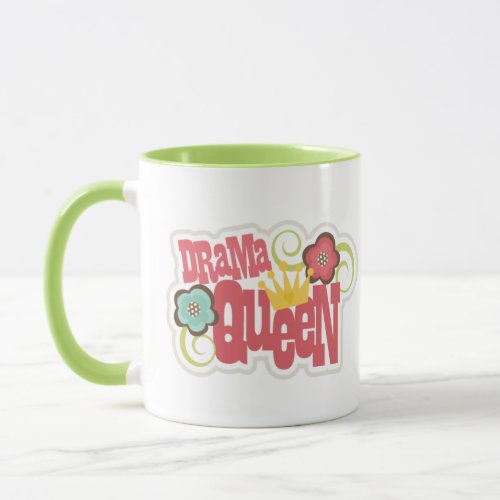 Drama Queen Floral Mug