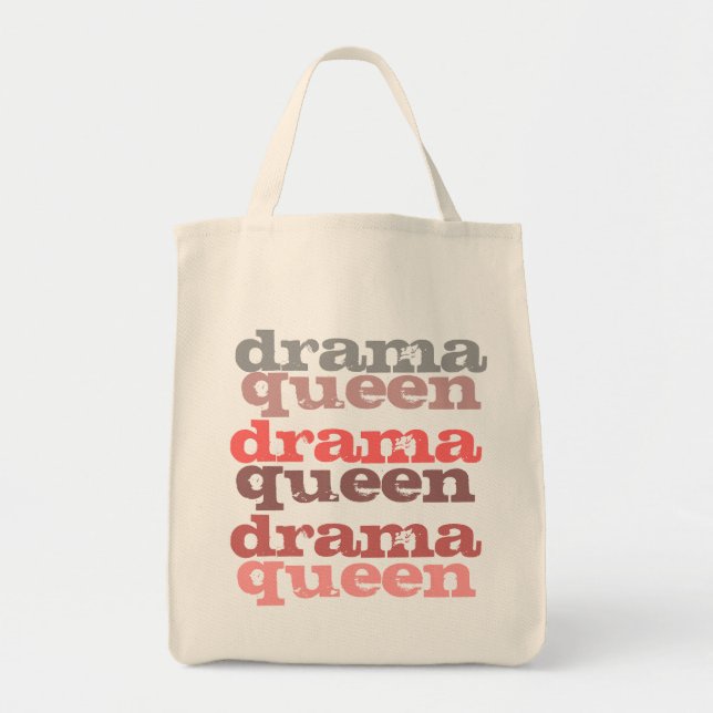 drama queen grocery tote (Front)