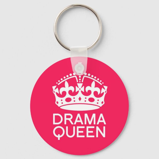 Drama Queen Keychain (Front)