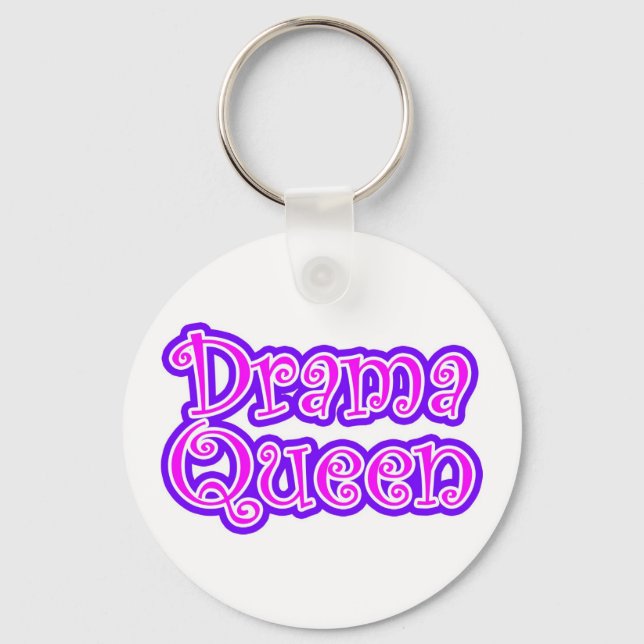 Drama Queen Keychain (Front)