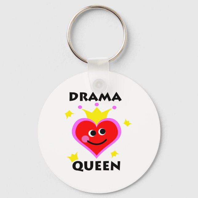 drama queen keychain (Front)