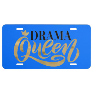 Drama Queen License Plate