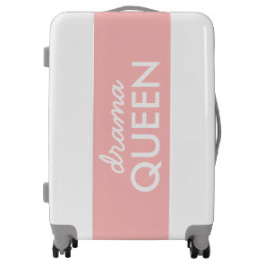 Drama Queen | Modern Trendy Cute Pink Stylish Diva Luggage