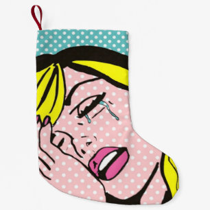 Drama Queen Pop Art Christmas Stocking