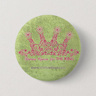 Drama Queen Round Button