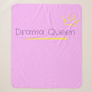 Drama Queen Sherpa Blanket