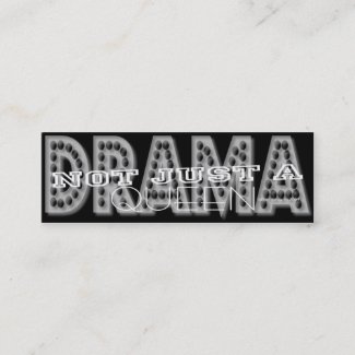 Drama Queen - Social Media Personal Card