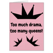 Drama Queens Card (Front)