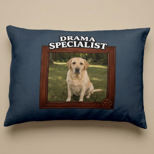 Drama Specialist Custom Funny Dog Photo Pet Bed
