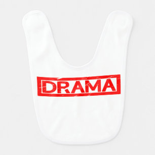Drama Stamp Baby Bib