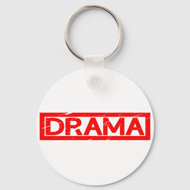 Drama Stamp Keychain (Front)