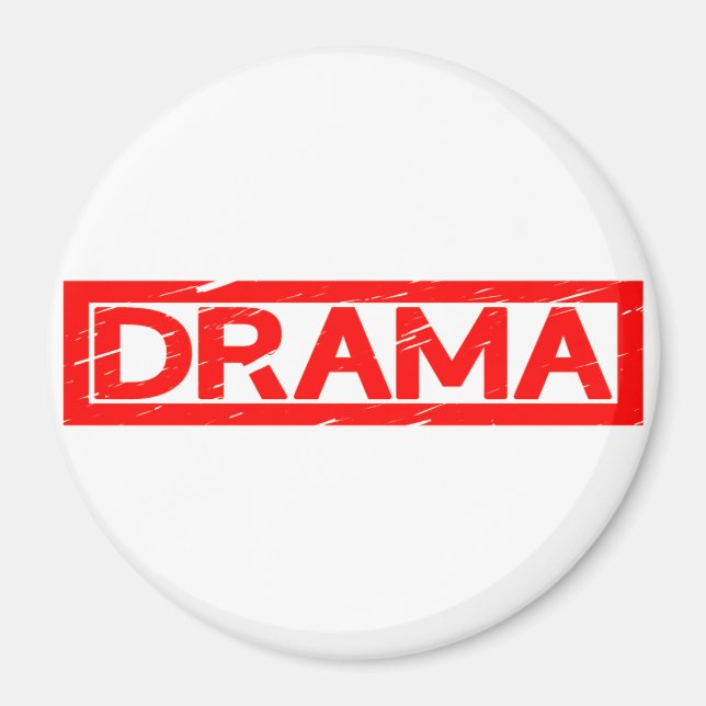 Drama Stamp Magnet (Front)