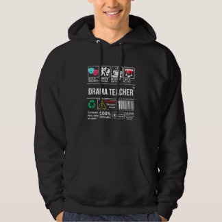 Drama Teacher Skills Included Problem Solving Acti Hoodie