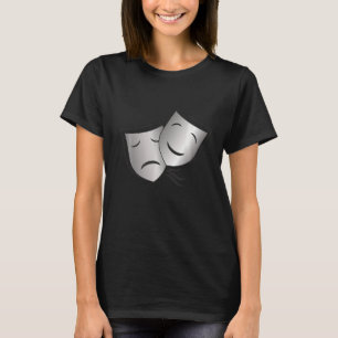 Drama Theater Masks Comedy and Tragedy 2 T-Shirt