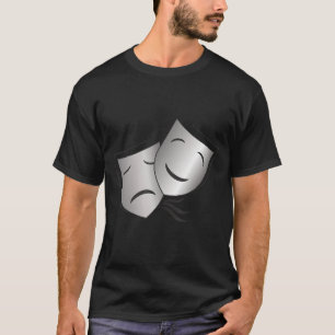 Drama Theater Masks Comedy and Tragedy 2 T-Shirt