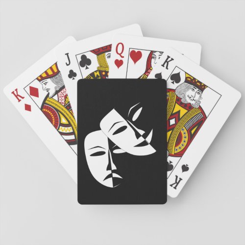 Drama Theatre Mask Playing Cards