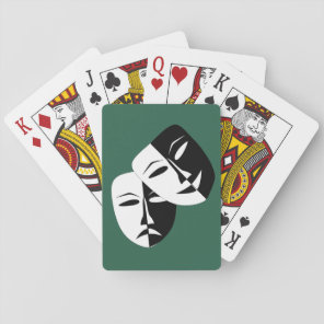 Drama Theatre Mask Playing Cards Your Colors