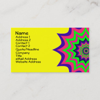 Dramatic and Colorful Stars Business Card